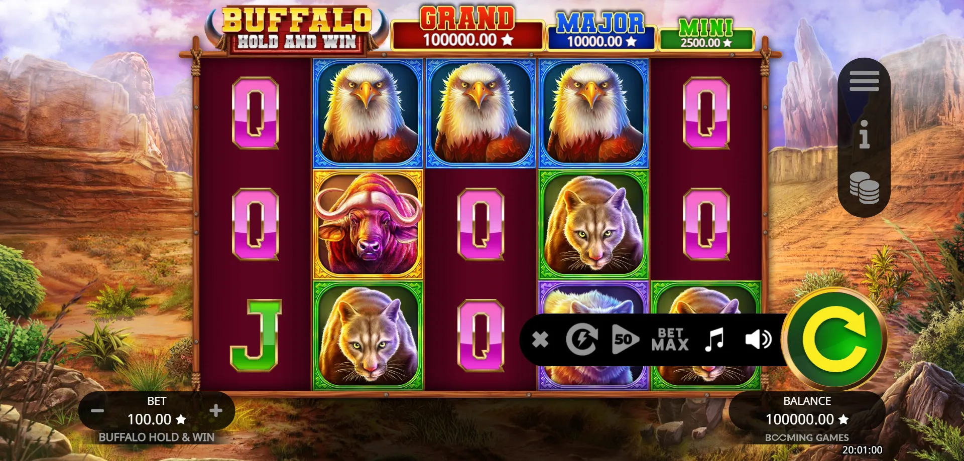 Major Free Spins Round — Eight Free Spins With Enhanced Mechanics